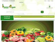 Tablet Screenshot of pasumaiorganic.com